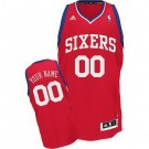 Toddler Philadelphia 76ers Customized Red Icon Swingman Adidas Jersey