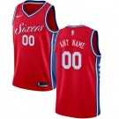 Toddler Philadelphia 76ers Customized Red Icon Swingman Jersey