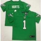 Toddler Philadelphia Eagles #1 Jalen Hurts Limited Green 2023 Vapor Jersey