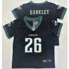 Toddler Philadelphia Eagles #26 Saquon Barkley Limited Black Vapor Jersey