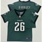 Toddler Philadelphia Eagles #26 Saquon Barkley Limited Green Vapor Jersey