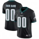 Toddler Philadelphia Eagles Customized Limited Black 2024 New Logo Vapor Jersey