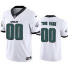 Toddler Philadelphia Eagles Customized Limited White 2024 New Logo FUSE Vapor Jersey