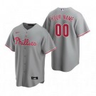 Toddler Philadelphia Phillies Customized Gray Road 2020 Cool Base Jersey