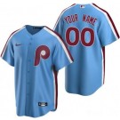 Toddler Philadelphia Phillies Customized Light Blue Cool Base Jersey