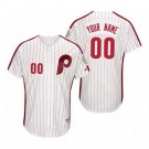 Toddler Philadelphia Phillies Customized White 1983 Turn Back The Clock Jersey