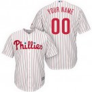 Toddler Philadelphia Phillies Customized White Stripes Cool Base Jersey
