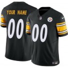 Toddler Pittsburgh Steelers Customized Limited Black FUSE Vapor Jersey