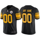 Toddler Pittsburgh Steelers Customized Limited Black Rush Jersey