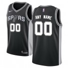 Toddler San Antonio Spurs Customized Black Icon Swingman Jersey