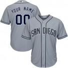 Toddler San Diego Padres Customized Gray Cool Base Jersey