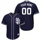 Toddler San Diego Padres Customized Navy Blue Cool Base Jersey