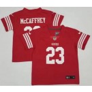 Toddler San Francisco 49ers #23 Christian McCaffrey Limited Red 2022 Vapor Jersey