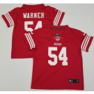 Toddler San Francisco 49ers #54 Fred Warner Limited Red Vapor Jersey