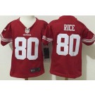 Toddler San Francisco 49ers #80 Jerry Rice Red Jersey