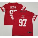 Toddler San Francisco 49ers #97 Nick Bosa Limited Red Vapor Jersey