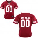 Toddler San Francisco 49ers Customized Game Red Jersey