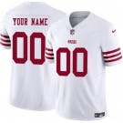 Toddler San Francisco 49ers Customized Limited White FUSE Vapor Jersey