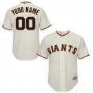 Toddler San Francisco Giants Customized Gream Cool Base Jersey