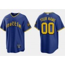 Toddler Seattle Mariners Customized Royal 2023 City Cool Base Jersey