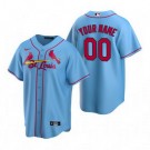 Toddler St Louis Cardinals Customized Light Blue Alternate 2020 Cool Base Jersey