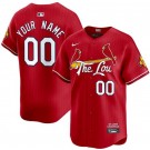 Toddler St Louis Cardinals Customized Red 2024 City Connect Limited Jersey