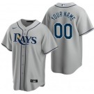 Toddler Tampa Bay Rays CustomizedGray Nike Cool Base Jersey