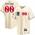 Toddler Texas Rangers Customized Cream 2023 City Player Number Cool Base Jersey