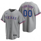 Toddler Texas Rangers Customized Gray Nike Cool Base Jersey