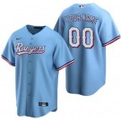 Toddler Texas Rangers Customized Light Blue Cool Base Jersey