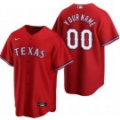 Toddler Texas Rangers Customized Red Nike Cool Base Jersey