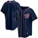 Toddler Washington Nationals Customized Navy 2020 Cool Base Jersey