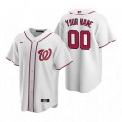 Toddler Washington Nationals Customized White Home 2020 Cool Base Jersey