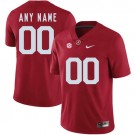 Women's Alabama Crimson Tide Customized Red Rush 2017 College Football Jersey