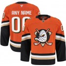 Women's Anaheim Ducks Custom Orange Authentic Jersey