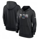 Women's Arizona Cardinals Black 2022 Crucial Catch Therma Performance Pullover Hoodie
