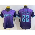 Women's Arizona Diamondbacks #22 Josh Naylor Purple 2025 City Connect Limited Jersey