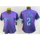 Women's Arizona Diamondbacks #2 Geraldo Perdomo Purple 2025 City Connect Limited Jersey