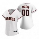 Women's Arizona Diamondbacks Customized White 2020 Cool Base Jersey