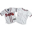 Women's Atlanta Braves Blank White Cool Base Jersey