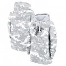 Women's Atlanta Falcons Arctic Camo 2024 Salute to Service Club Fleece Pullover Hoodie