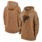 Women's Atlanta Falcons Brown 2023 Salute to Service Pullover Hoodie