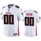 Women's Atlanta Falcons Customized Limited White FUSE Vapor Jersey