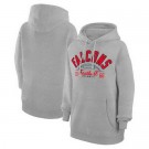 Women's Atlanta Falcons Starter Gray Half Ball Team Pullover Hoodie