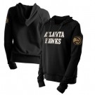 Women's Atlanta Hawks Black City Edition Pullover Hoodie