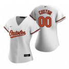 Women's Baltimore Orioles Customized White 2020 Cool Base Jersey