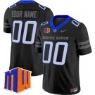 Women's Boise State Broncos Custom Limited Black FUSE College Football Jersey