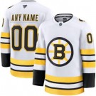 Women's Boston Bruins Custom White 2025 Authentic Jersey
