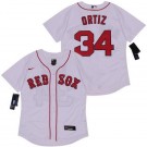 Women's Boston Red Sox #34 David Ortiz White 2020 Cool Base Jersey