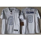 Women's Buffalo Bills #0 Keon Coleman Limited White Rivalries FUSE Vapor Jersey